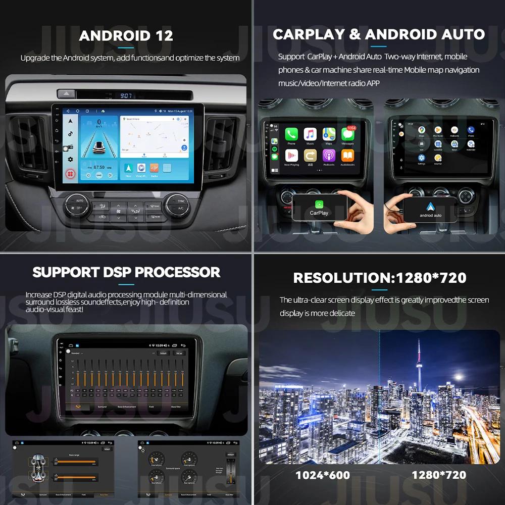 Android 13 автомобильный радиоприемник GPS-навигация DVD-плеер стерео мультимедийная