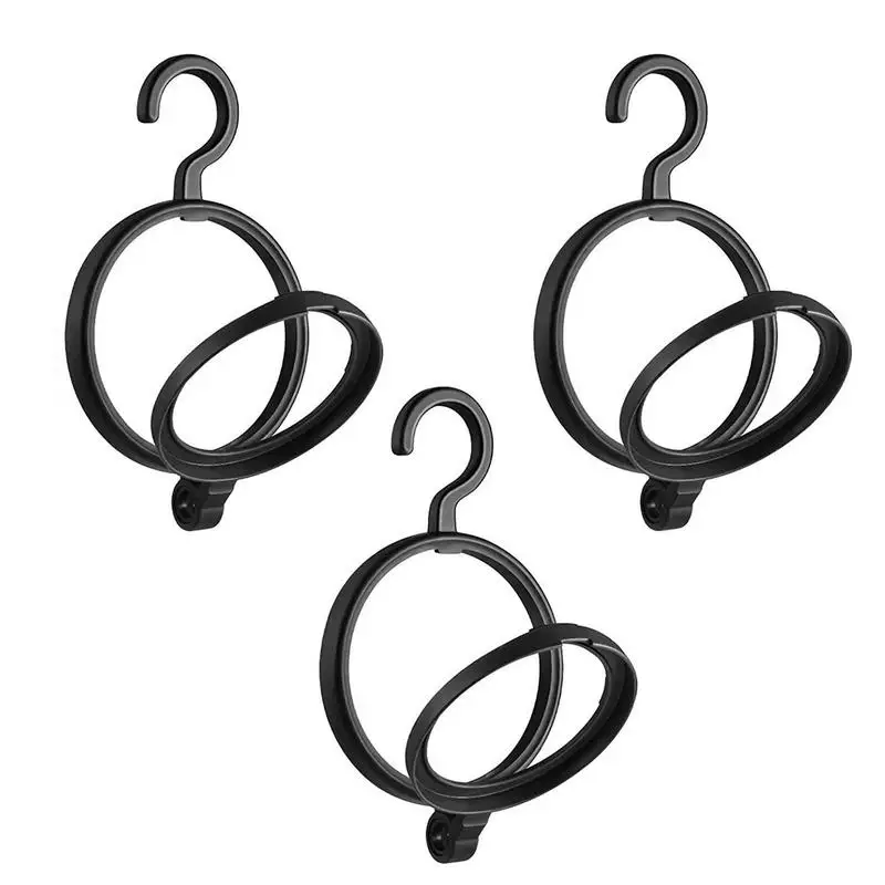 

Black Holder Support Salon Barber Hanging Holder For Display S Hats Waterproof Dryer Stand 3Pcs Hair Accessories