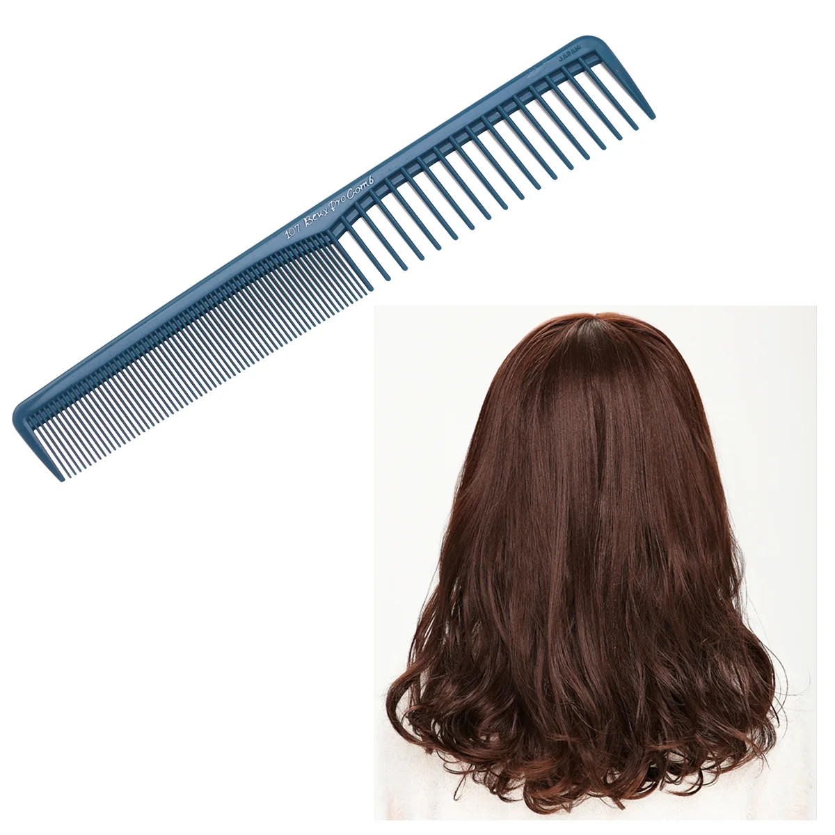 

Professional Hair Comb Haircut Special Anti-static Comb Haircut Barber Comb(Blue)