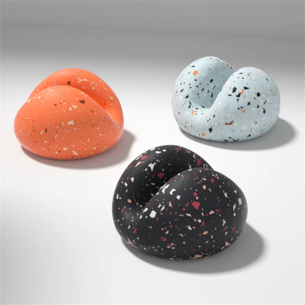 creative concrete silicone mold diy terrazzo mobile phone holder mould clay office supplies business card making tool free global shipping