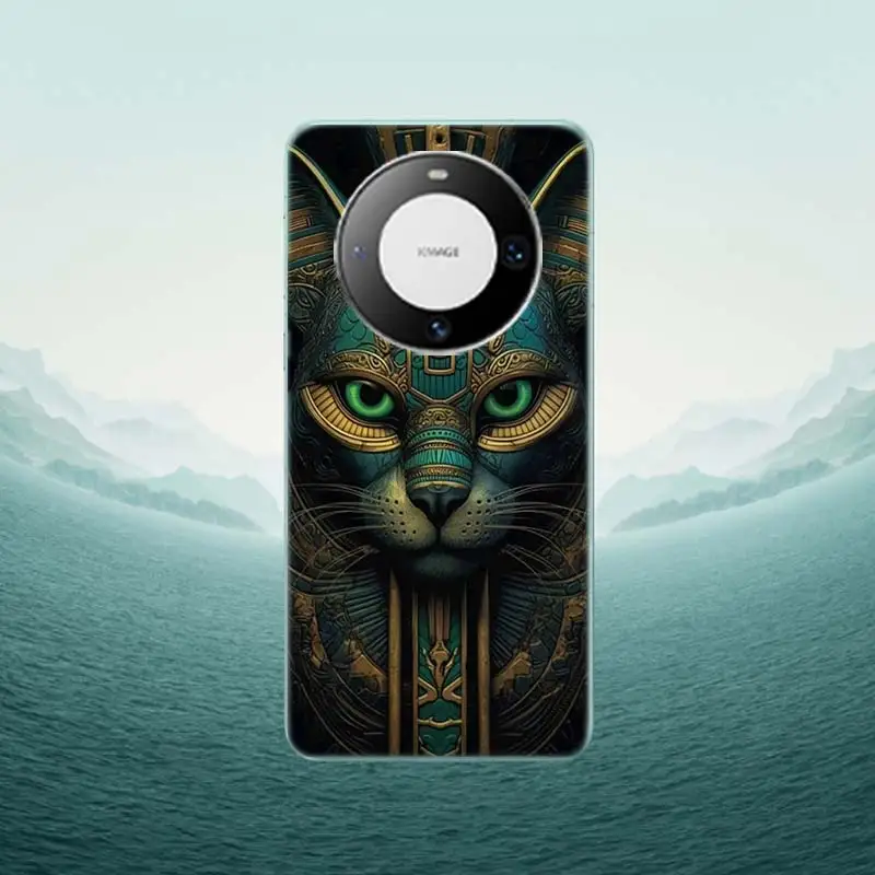 Чехол для телефона с египетским фараоном Huawei P40 Lite P50 Pro P30 P20 P10 Y5 Y6 Y7 Y9 2019 Mate 30 20 10