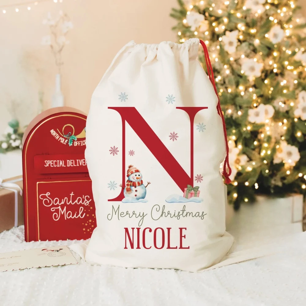 

Персонализированный мешок Санта-Клауса HGDTFF