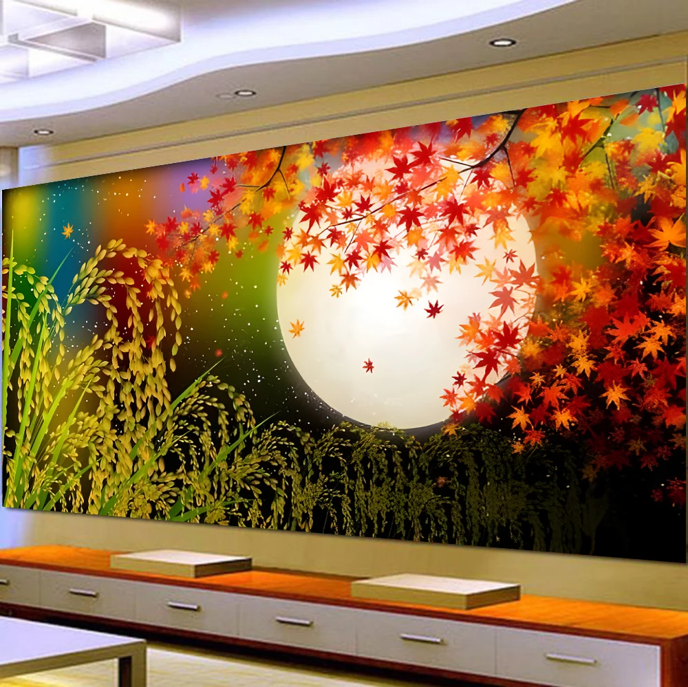 

DIY Large Diamond Painting, 5D, Cross Stitch, Wall Art, Moon, Full Round Drill, Embroidery for Home Decor, Landscape