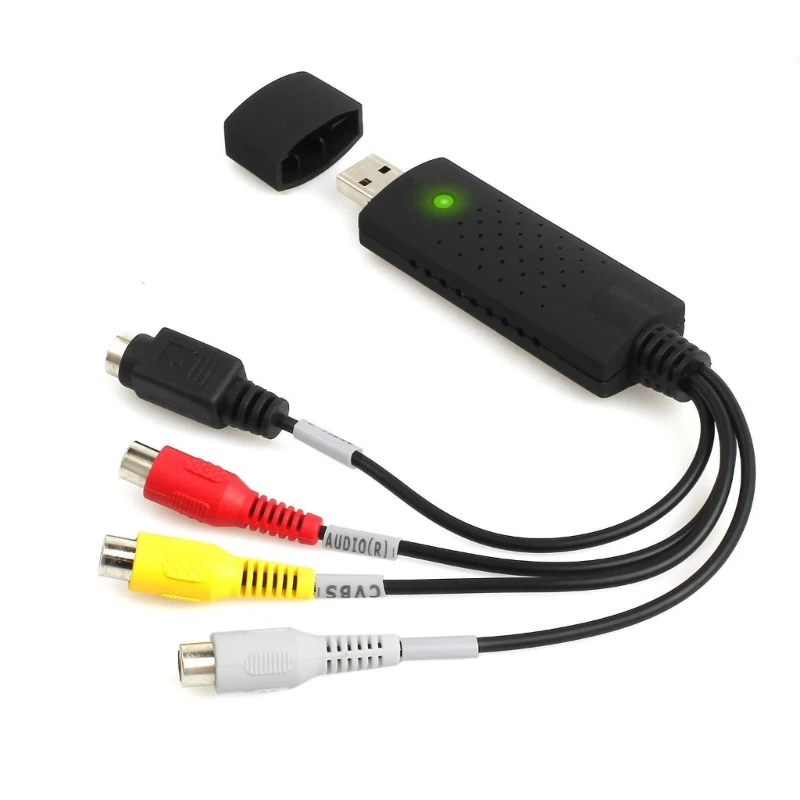 USB-адаптер для карты видеозахвата шнур видеоконвертера с USB-кабелем широкая