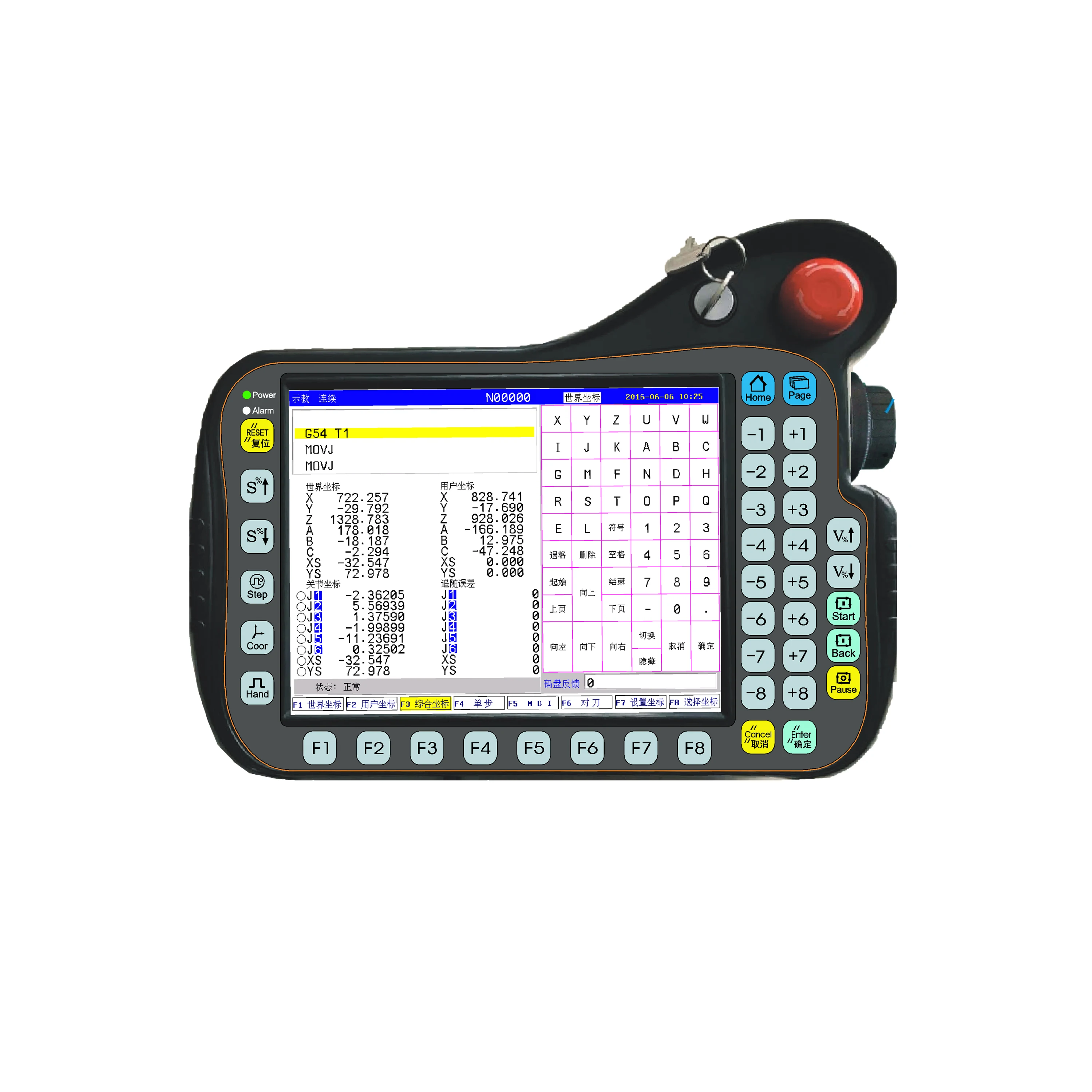 

NEWKer Robot Teach Pendant for welding controller 12 axis Industrial steel welding robot