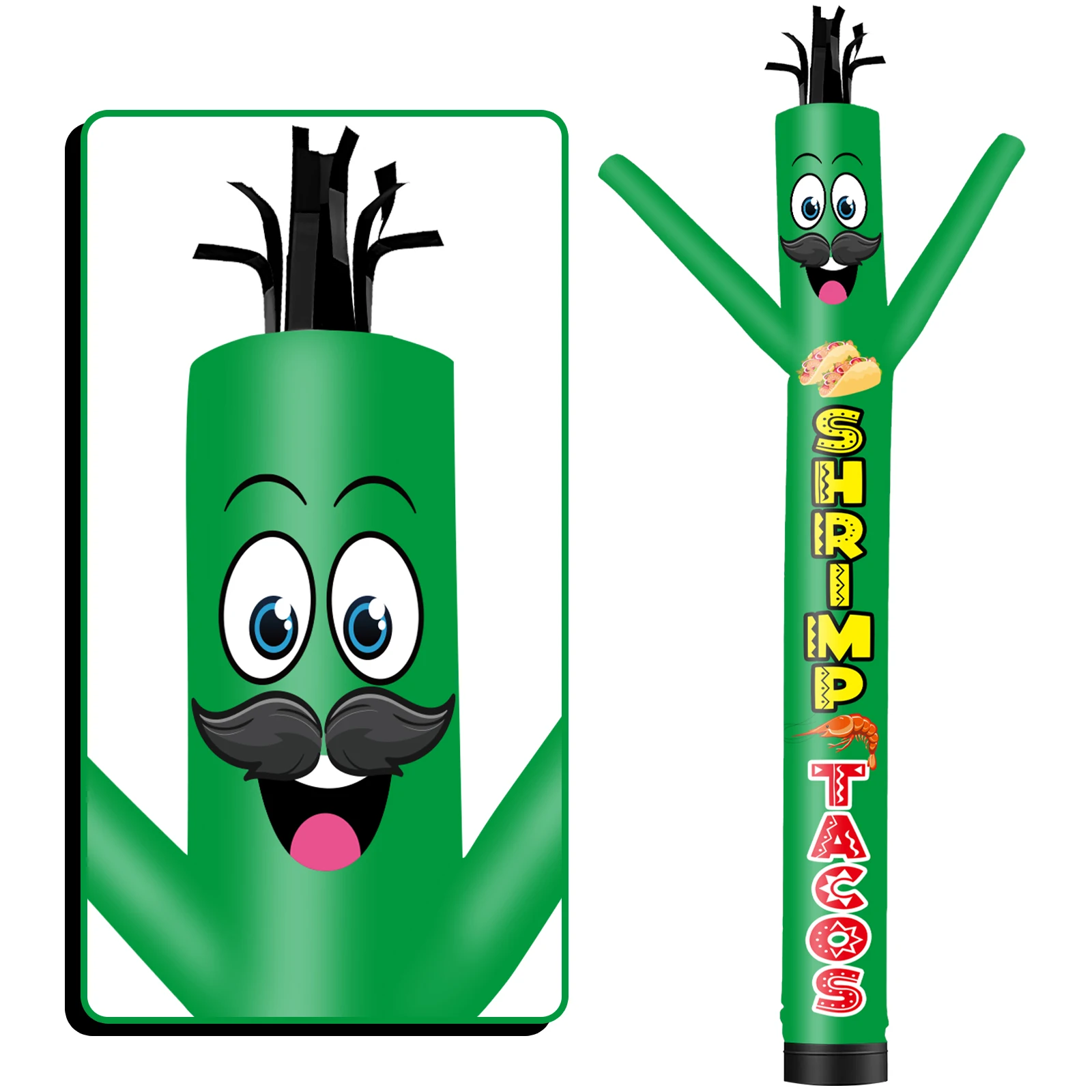 Высокий надувной танцевальный парень для креветок 6/10/15/20 футов наружного