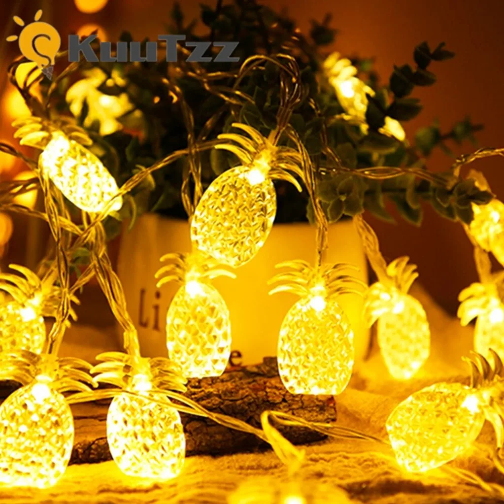 

3M LED String Light Outdoor Pineapple Garland Fairy Lights USB/Battery Powered For Party Home Wedding Garden Christmas Decor