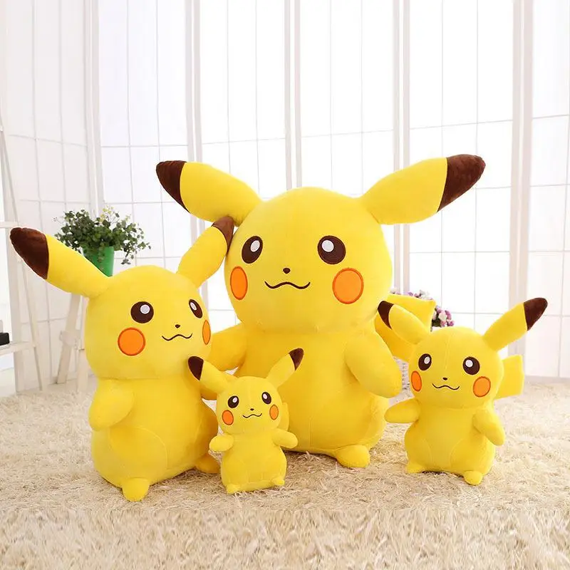 

NEW 35/45/65cm Pokemon Pikachu Plush Toys Stuffed Toys Japan Movie Pikachu Anime Dolls Christmas Birthday Gifts for Kid