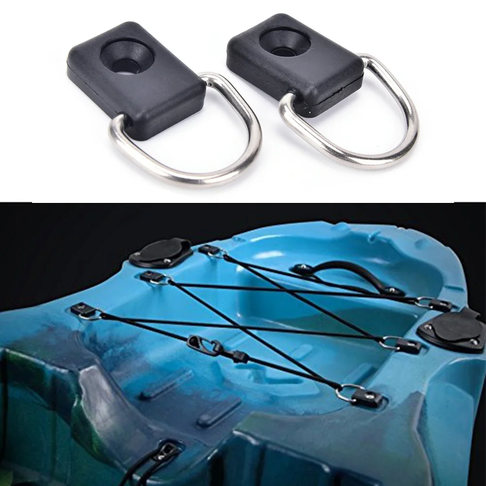 

Fishing Rigging D Rings 10pcs Boat Accessories Kayaking Mounting Tools