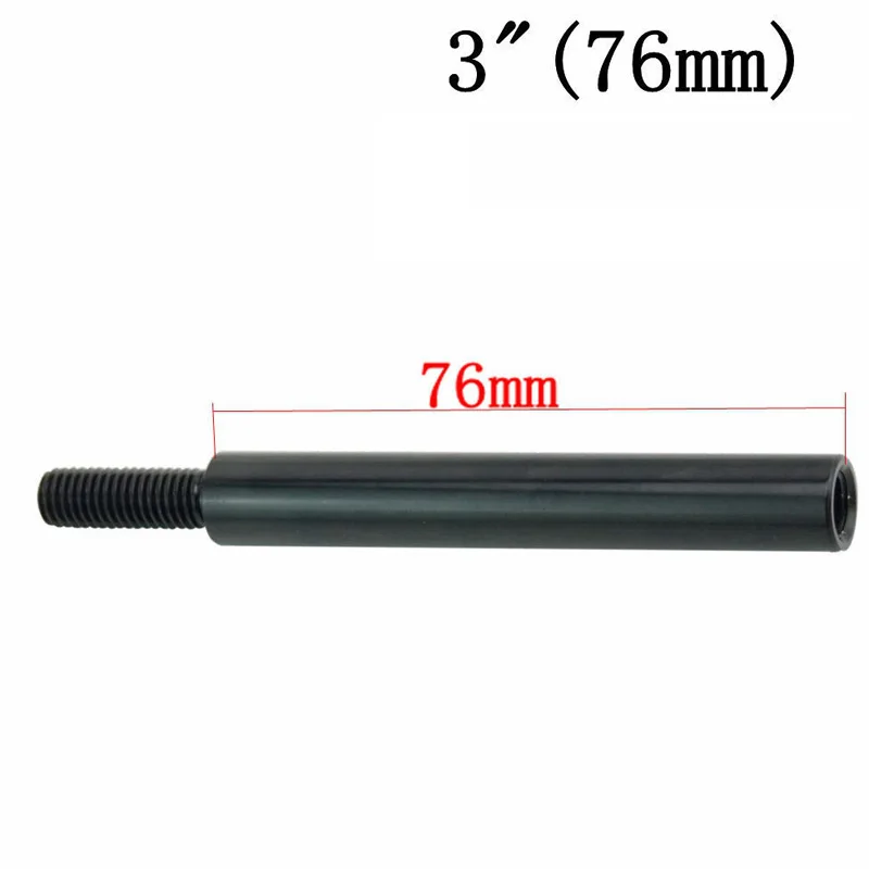 

Replacement Shift Knob Extender Attachment 3 Inch Black Car Lever Extension