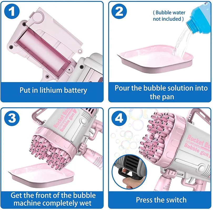 64 отверстия пусковая пушка для ракеты установка пузырей подарок на день Святого