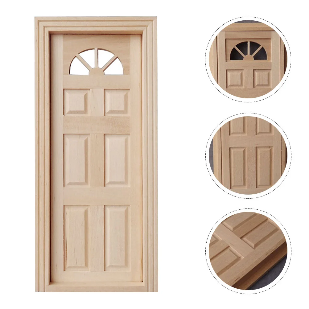 

Мини-украшение, имитация двери, детская игрушечная мини-украшение для дома, модель деревянной двери для офиса, мини-дом для детей