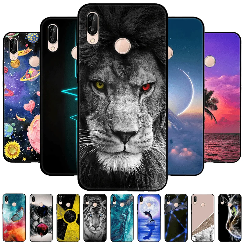 Для Huawei P20 Pro Чехол P 20 Модный силиконовый чехол из ТПУ для телефона Lite 2019 Coque Nova 3e 5i
