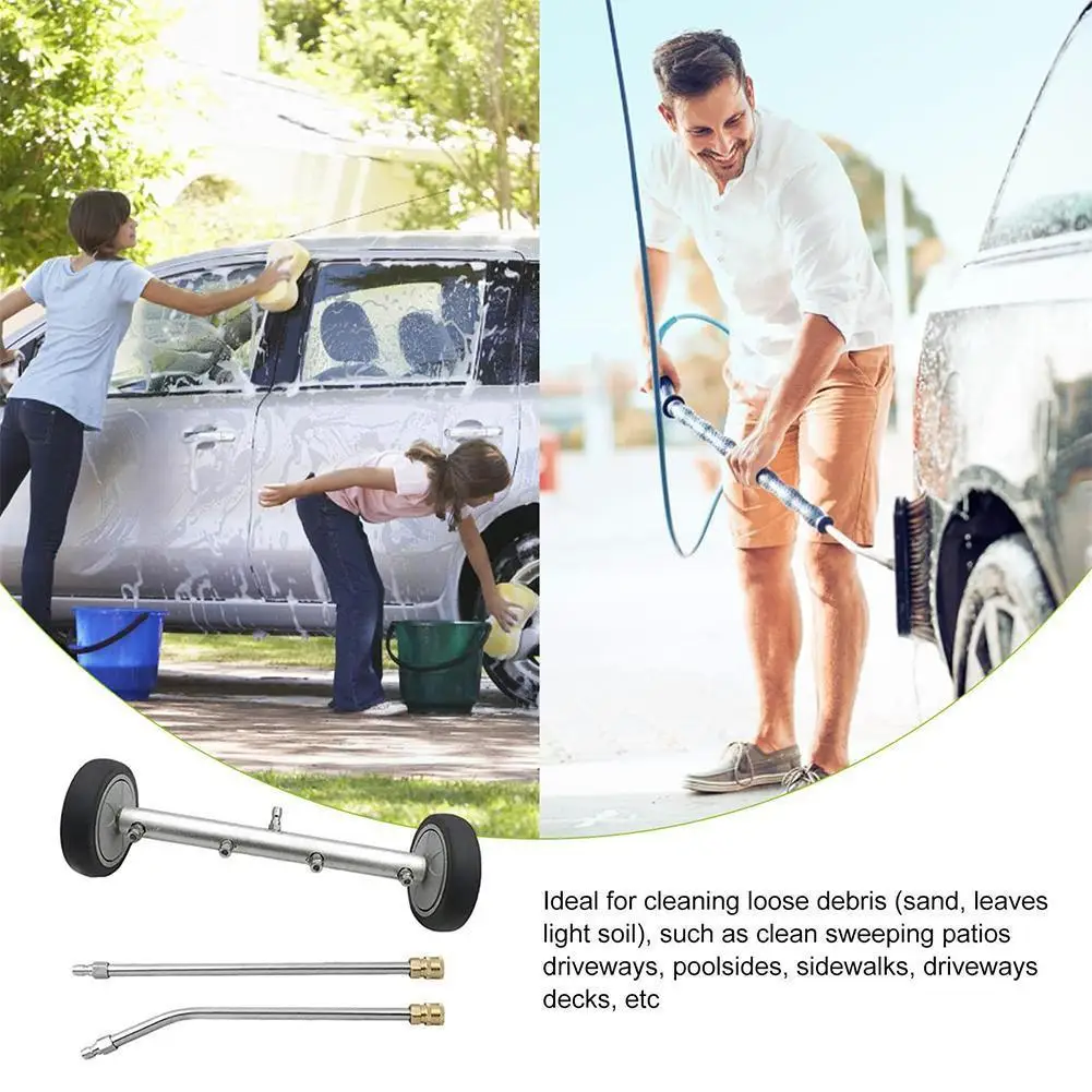 

High Pressure Water Gun Cleaner Chassis Cleaning Under Tools Cleaning Washer Machine Nozzles Wash Kit Road Car 4 Car Adapte Q3q5