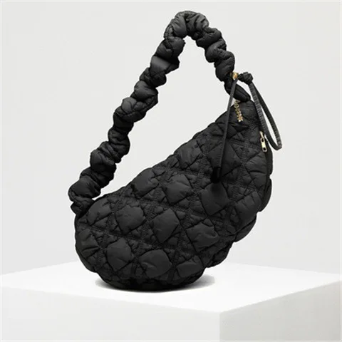 2023 Niche Joker Cloud Fold Bag Women's Down Cotton Luxury Bag Casual Light and Large Capacity Crossbody Bag