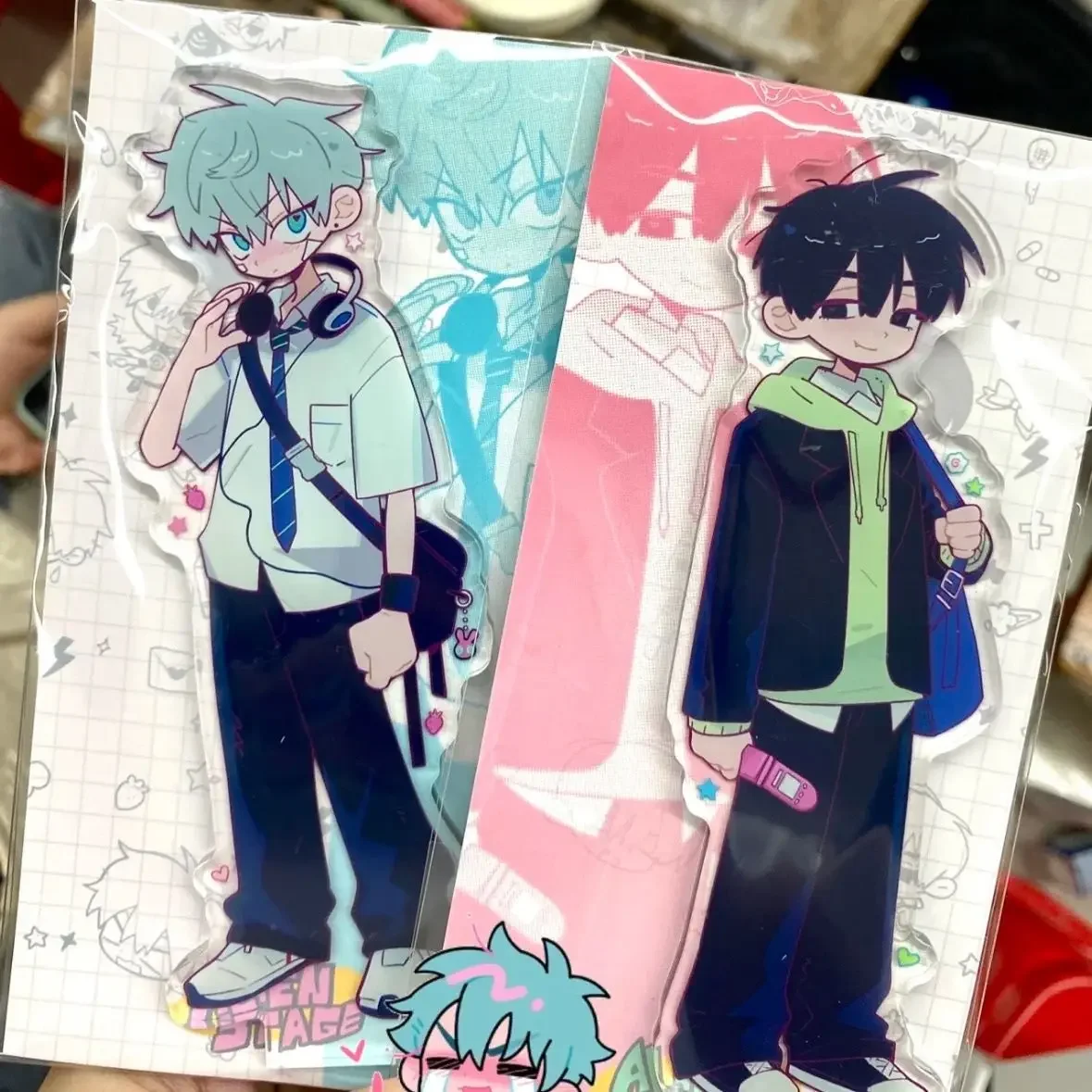 Игра Cute Alien Stage ivit аниме-фигурка акриловая подставка модель тарелка декор для