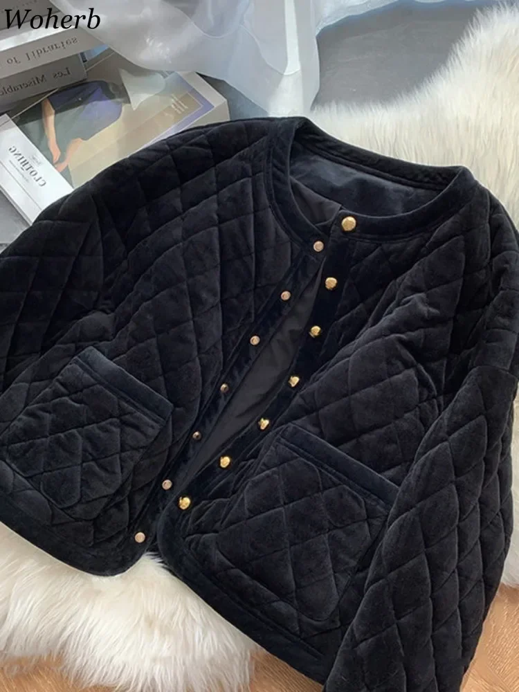 Женский бархатный топ с длинным рукавом и круглым вырезом