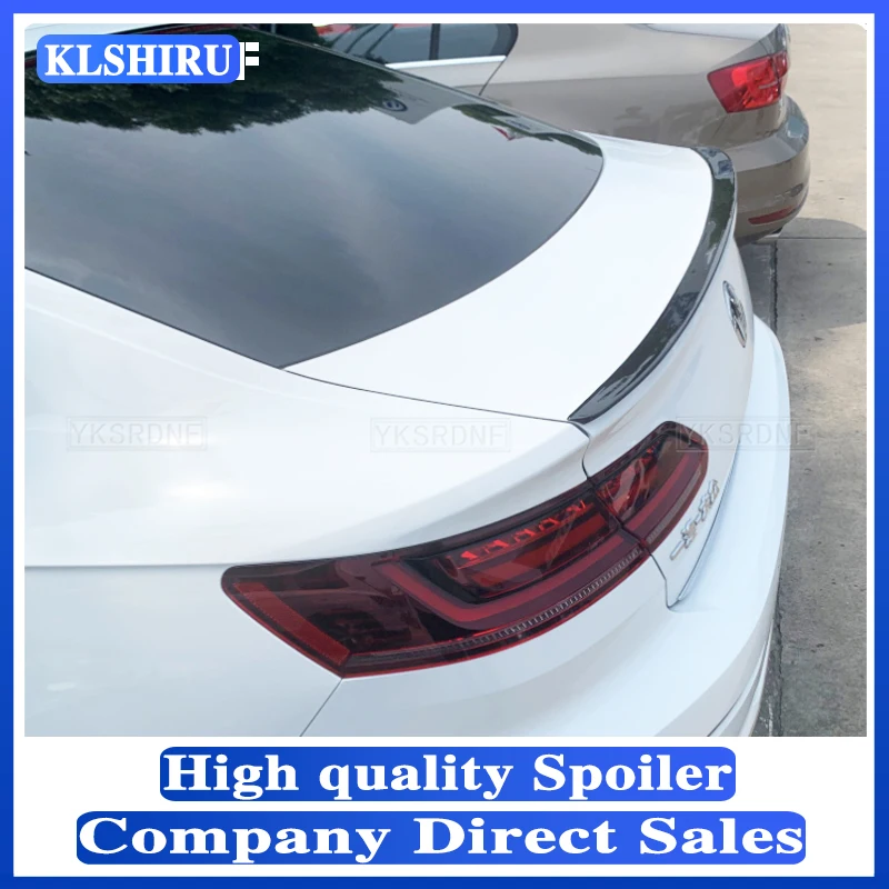 

Подходит для 2019 2020 Новинка Volkswagen ARTEON CC ABS пластик грунтовка Цвет Внешний автомобиль задний хвост крыло багажника губа спойлер