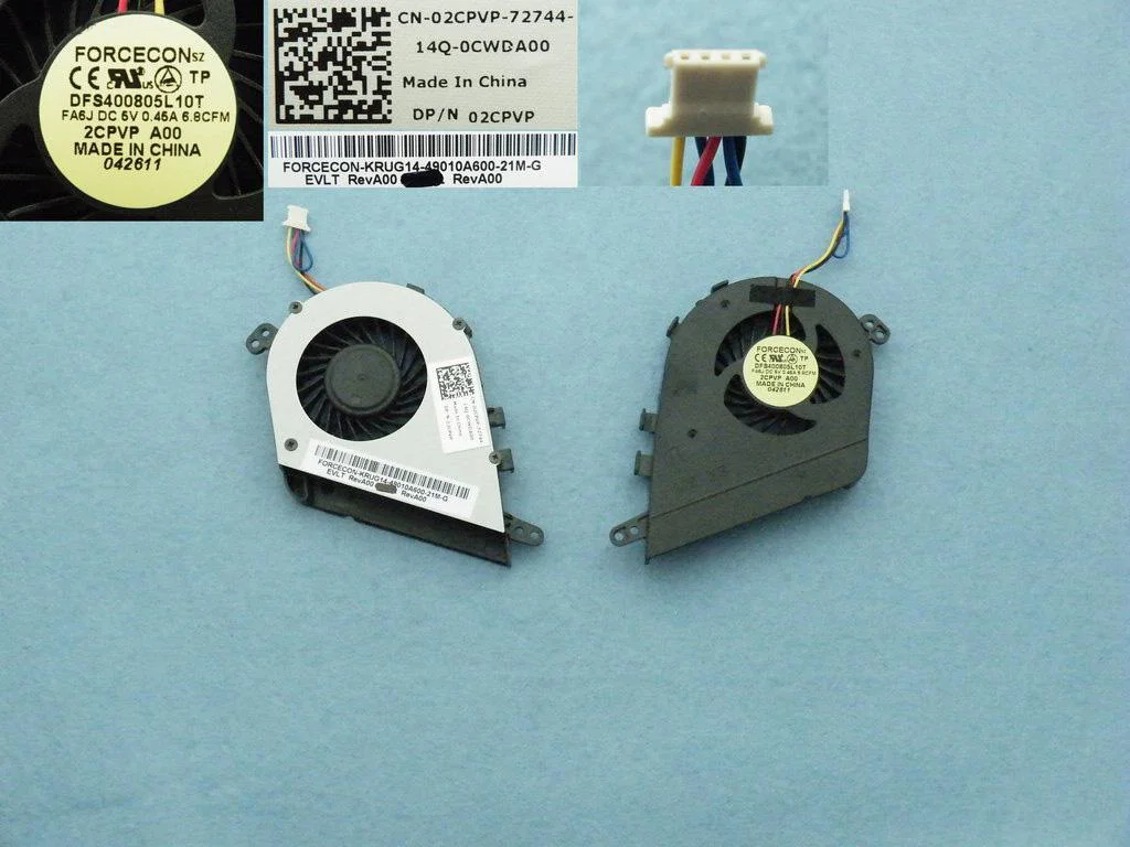 Новый вентилятор охлаждения для ноутбука MSI GE75 GP75 GE63 GP63 GV63 GE73 GL73 VR (для кулера ЦП, оригинальный) PN:PAAD06015SL