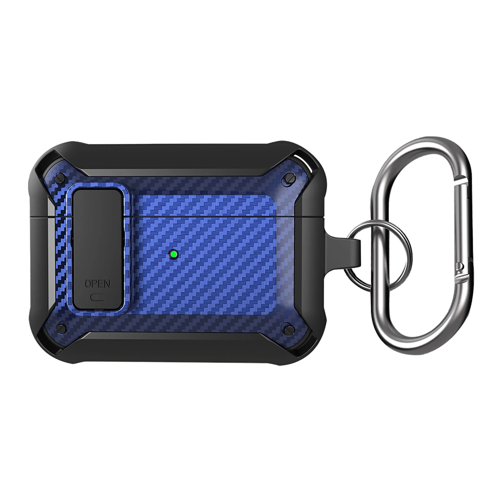 

Wear Resistant Anti Scratch Protective Case Shockproof Carbon Fiber Pattern Fashion Compatible For Apple Earphone 1 2 3 Pro