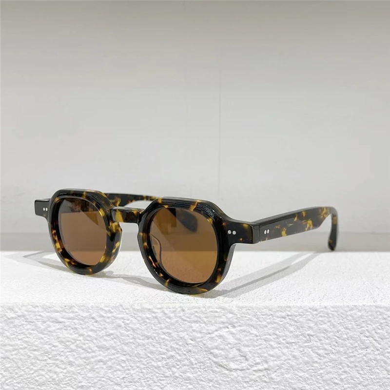 JAMES TART 230 Sunglasses For Men Women Summer Style Anti-Ultraviolet Retro Plate Full Frame Random Box