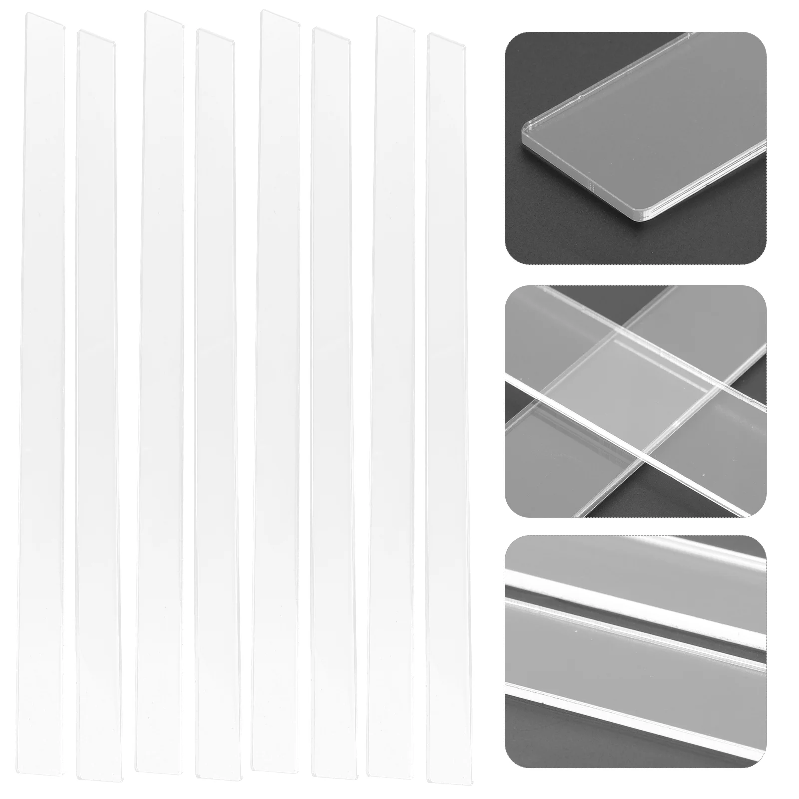 

Dough Baking Strips Guide Ruler Rulers Rolling Pin Sticks Guides Thickness Balance Biscuit Bread Kitchen Tools Acrylic Measuring