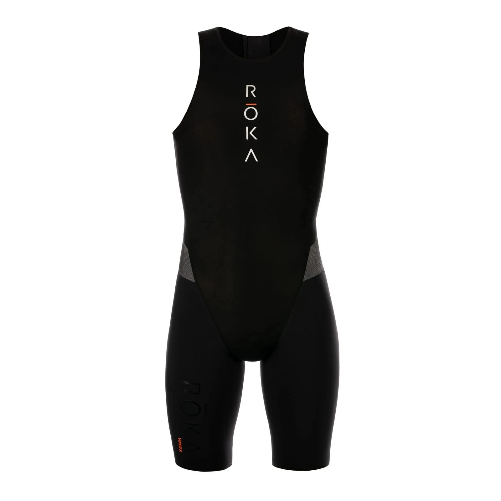 

Roka New Men's Triathlon Swimskin Sleeveless Jumpsuit Bike Mtb Pro Team Arena Race Trisuit Swimming Running Speed Triple Suit