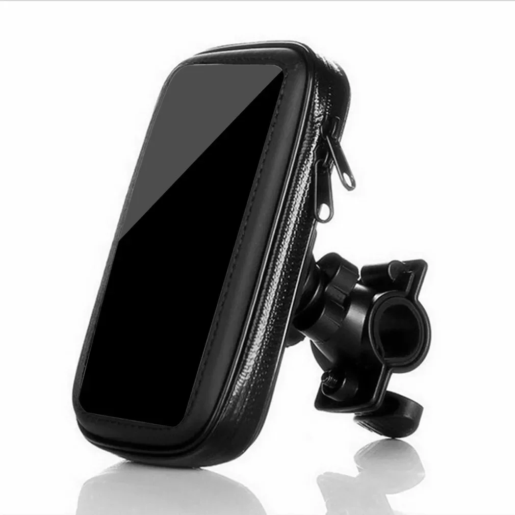 

Mobile Phone Mount Holder 360 Degree Rotary Design Car Motorcycle GPS Navigation Holder Waterproof Case Bag Handlebar Mount