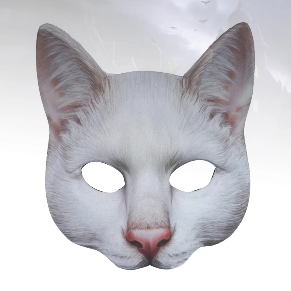 Косплей Макияж Кот Карнавальная маска на Хеллоуин вечерние товары розыгрыш лицо