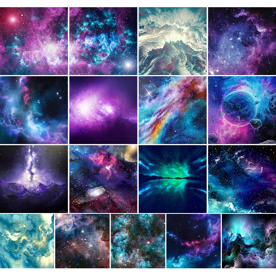 

Алмазная 5D картина «сделай сам», Набор для вышивки крестиком «Вселенная Аврора», полная выкладка, мозаика для домашнего декора