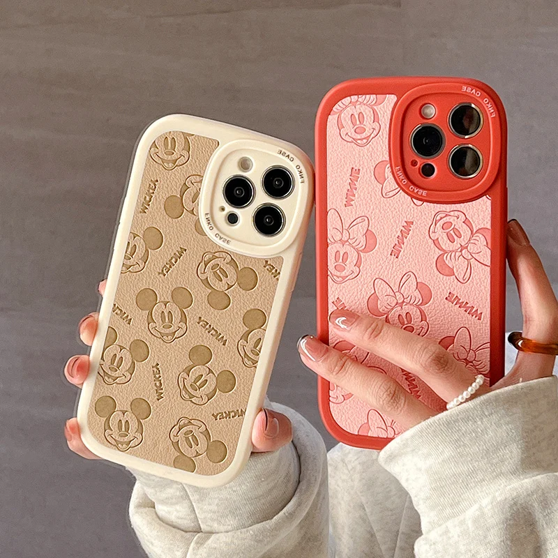 Disney Mickey Mouse Anime Phone Case for iPhone 11 12 13 mini pro XS MAX 8 7 Plus X XR Cover