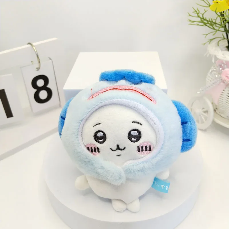 Новый плюшевый кулон Chiikawa кукла-переодевание брелок Sanrio кукла Тайяки головной