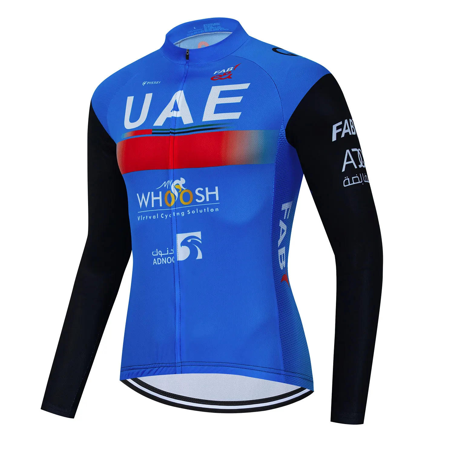 Фото Велосипедная майка для мужчин Uae Team, новая весенне-осенняя модель с длинным рукавом, дышащая одежда для MTB и шоссейных велосипедов №3