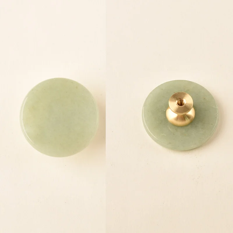 

Ручки для шкафов ihomcasa из латуни с камнем 40 мм