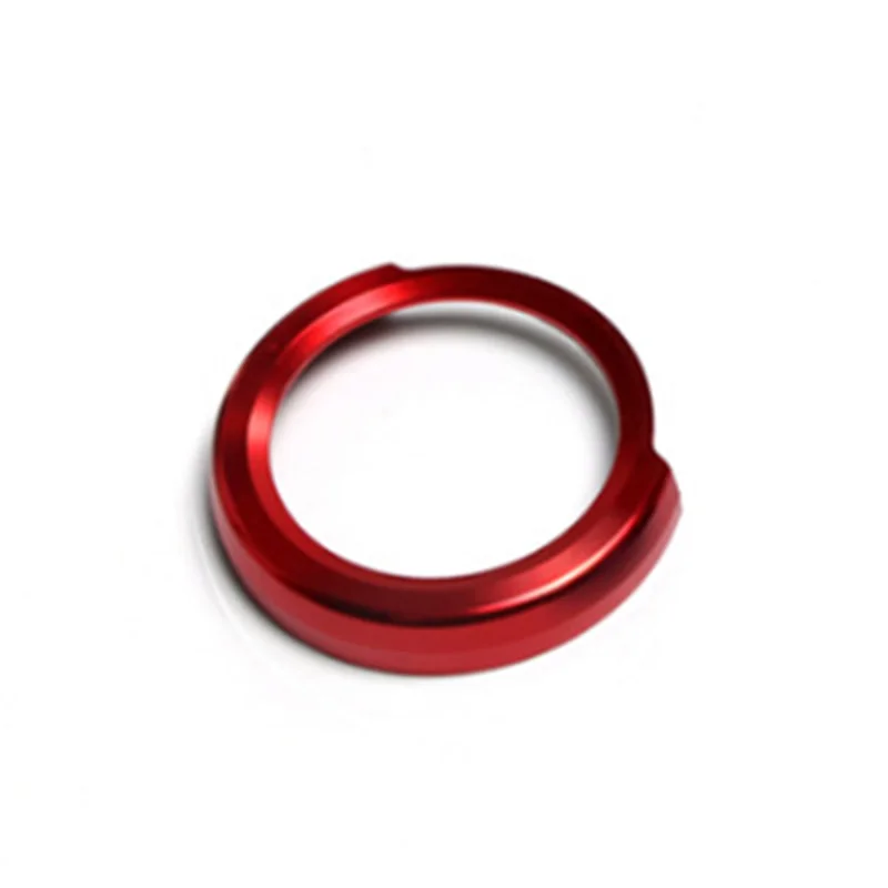 

Red Button Cover Trim Ring Vehicle Keyless Push Car Console For BMW 1 2 3