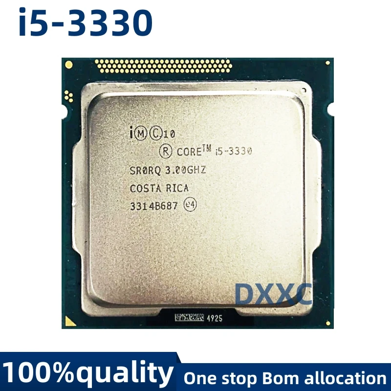 

For Intel Core i5-3330 I5 3330 Processor 6M Cache, 3.0GHz LGA1155 Desktop CPU properly Desktop Processor 100% working