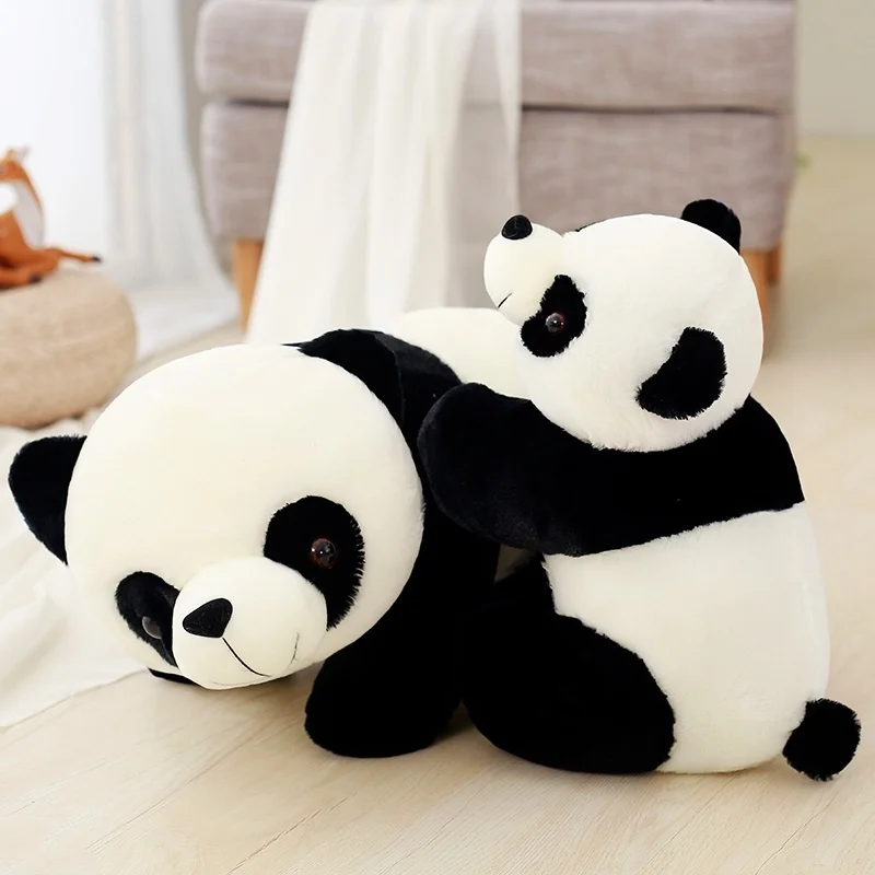

45cm Cute Walking Panda Toy Lifelike Stuffed Animal Doll Classic China Panda Children Kids Birthday Gift
