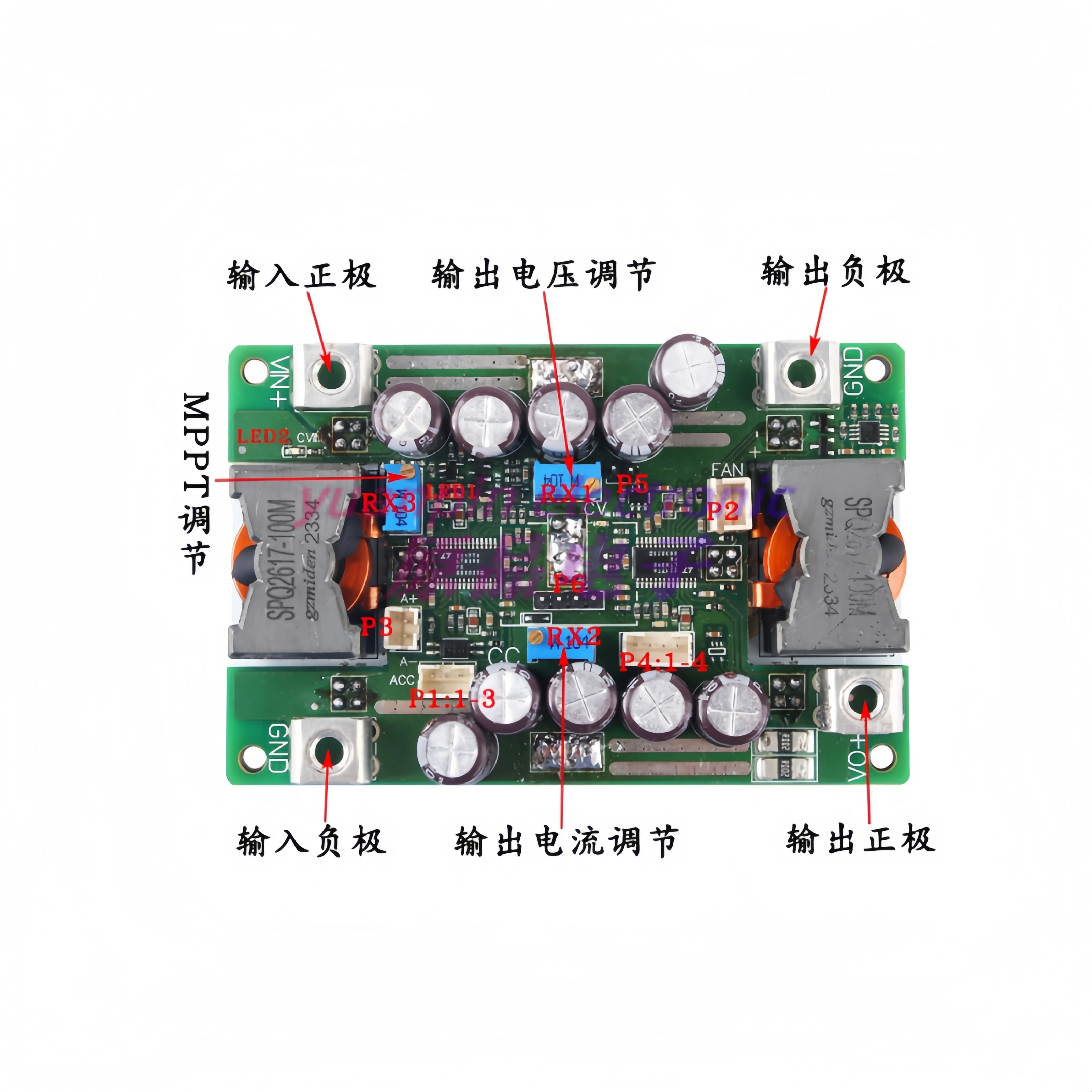 Автоматический повышающий и понижающий модуль постоянного тока в постоянный 3000