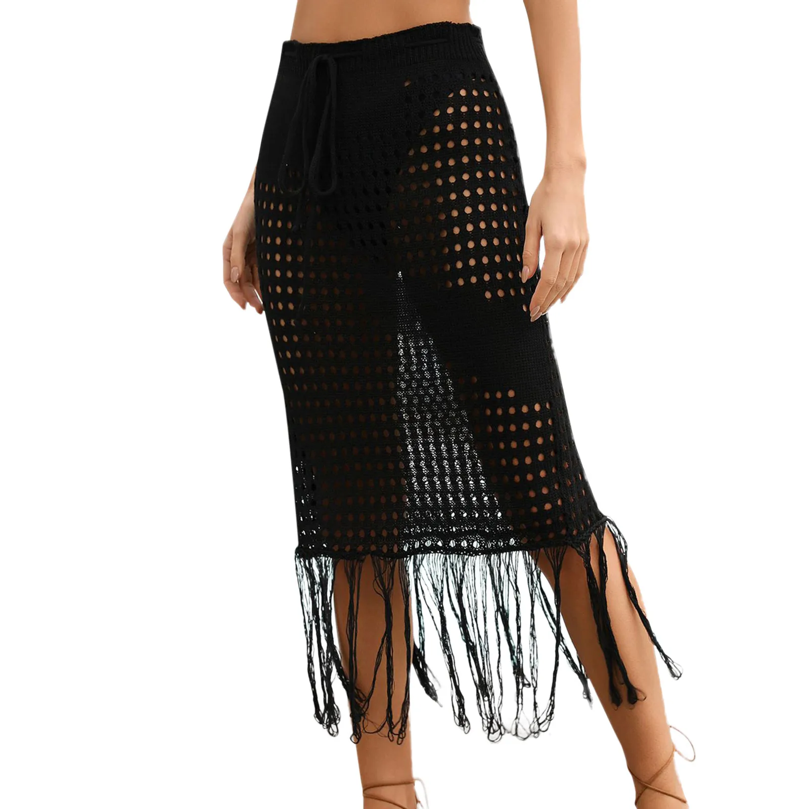 

Женская блузка с вырезами, модная блузка, пляжная юбка, накидка для работы