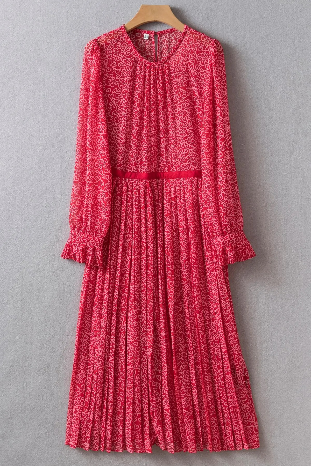 Новинка летнее миди-платье с принтом сердечек 2 шт. UK 6-16