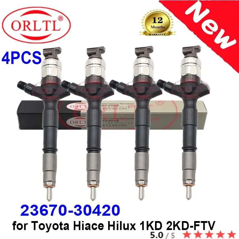 Форсунка дизельного двигателя 23670-30420 2367030420 23670 30420 для Toyota 1KD-FTV/2KD-FTV Hiace Hilux