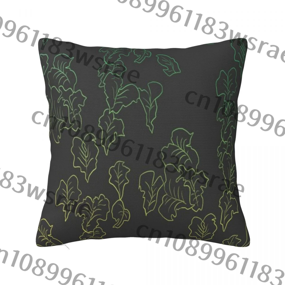 Листья дыни (инвертированный цвет)-подушка вдохновленная Beastars