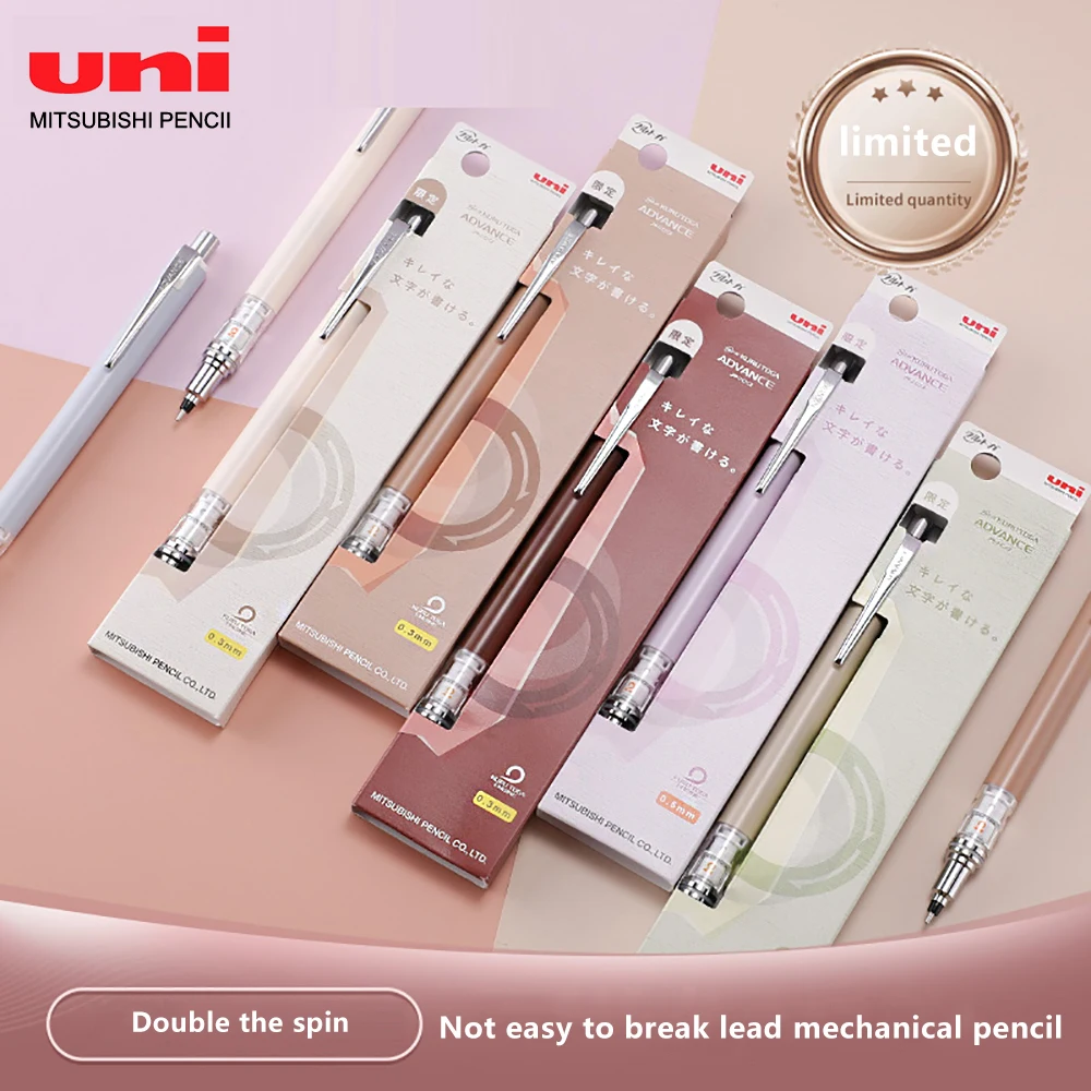 

UNI Limited Retro Color Mechanical Pencil Double Speed Rotating Lead Core M5-559 Low Center of Gravity 0.5/0.3mm Continuous Lead