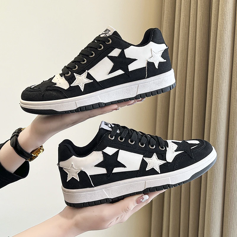 GIOIO Women's Sneakers Men's 2023 New Vintage Casual Shoes Couple Skateboard Shoes Designer Women's Sneakers Free Shipping