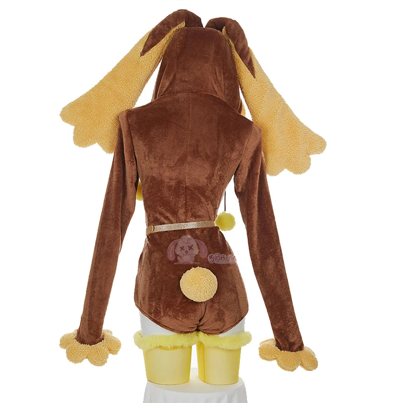 Костюмы для косплея аниме лопунни женский сексуальный фланелевый костюм