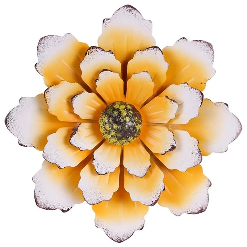

Farmhouse Wall Decoration, Can Hang Antique Metal Flower Wall