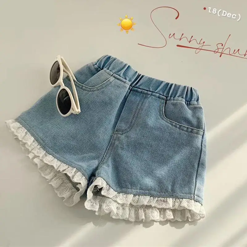 

Летние детские милые шорты для девочек; Новые модные джинсовые шорты для маленьких девочек; Джинсы для малышей; Удобная одежда для девочек; ...