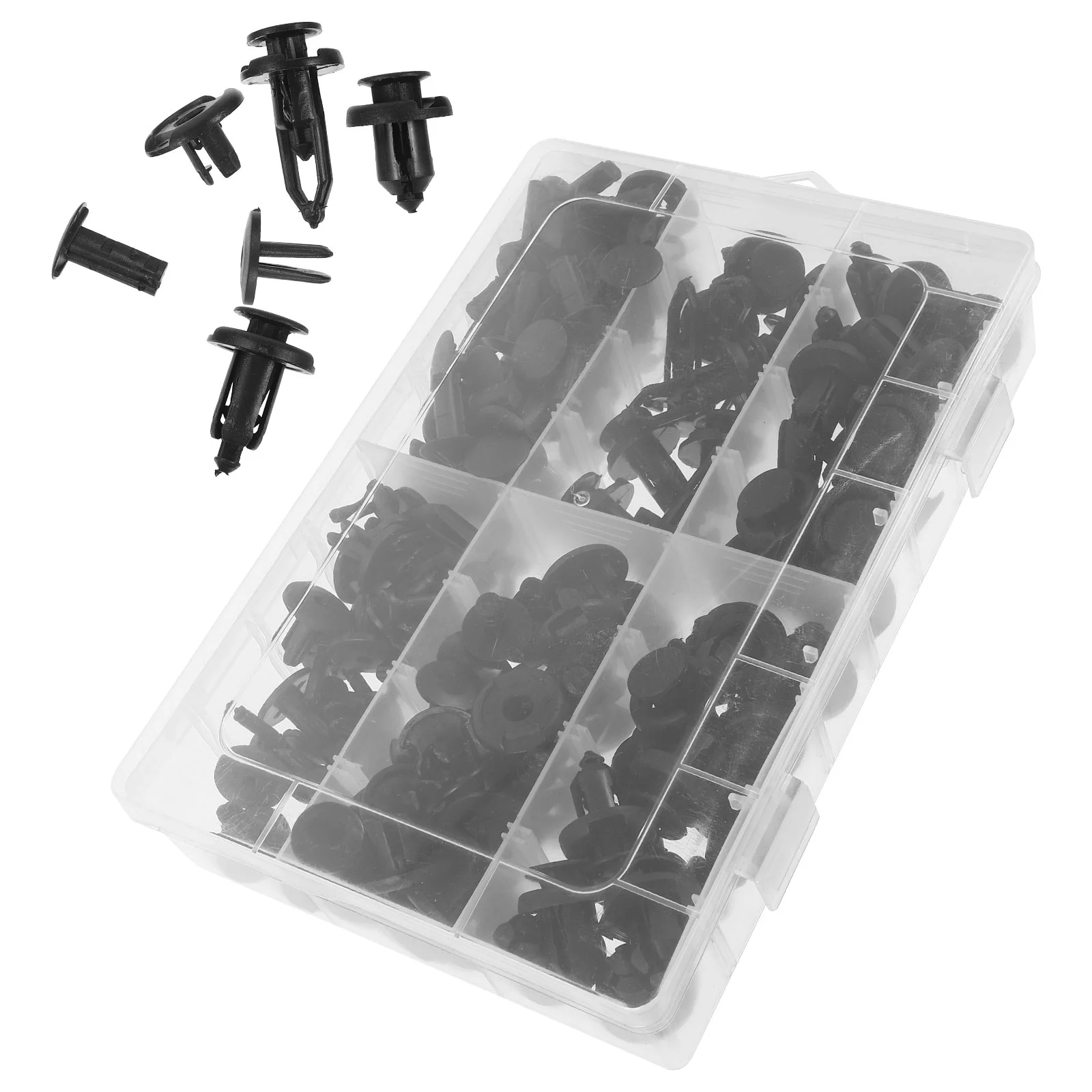 

1 Set of Auto Bumper Fasteners Set Car Retainer Push Clips Vehicle Bumper Clips Portable Fastener Clips