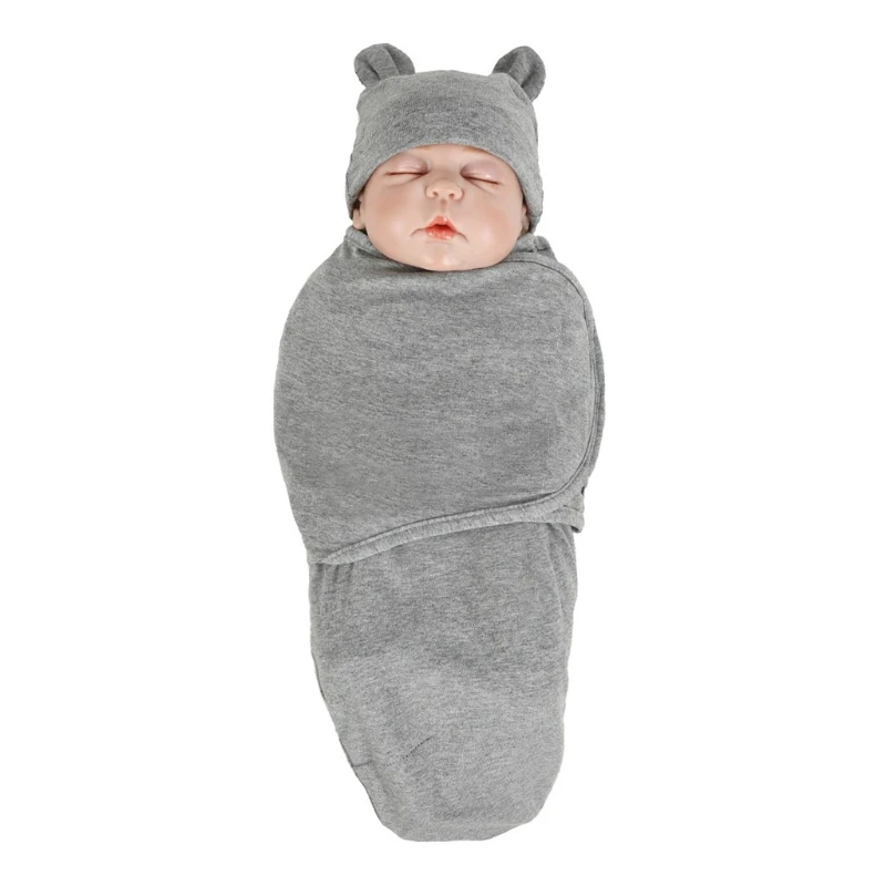 

Infants Swaddling Wrap Blanket Newborn Baby Sleepsack Adjustable Cotton Sleeping Bag Anti-shock Wrapped