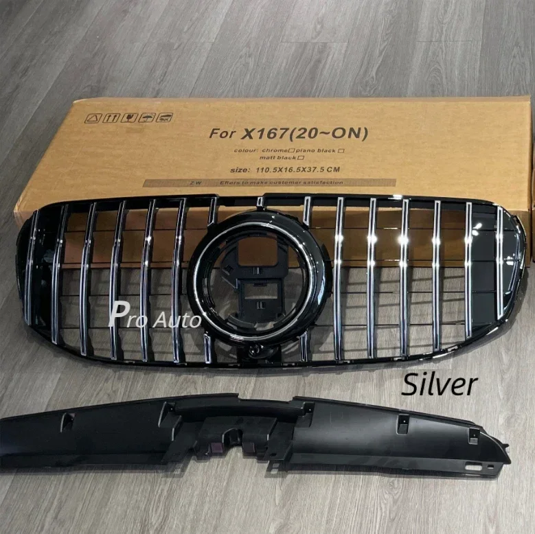 Решетки X167 GT для переднего бампера, решетка для Mercedes GLS Class X167 2020 - 2025 GLS400 GLS450 GLS580, американские грили нил гейман американские боги
